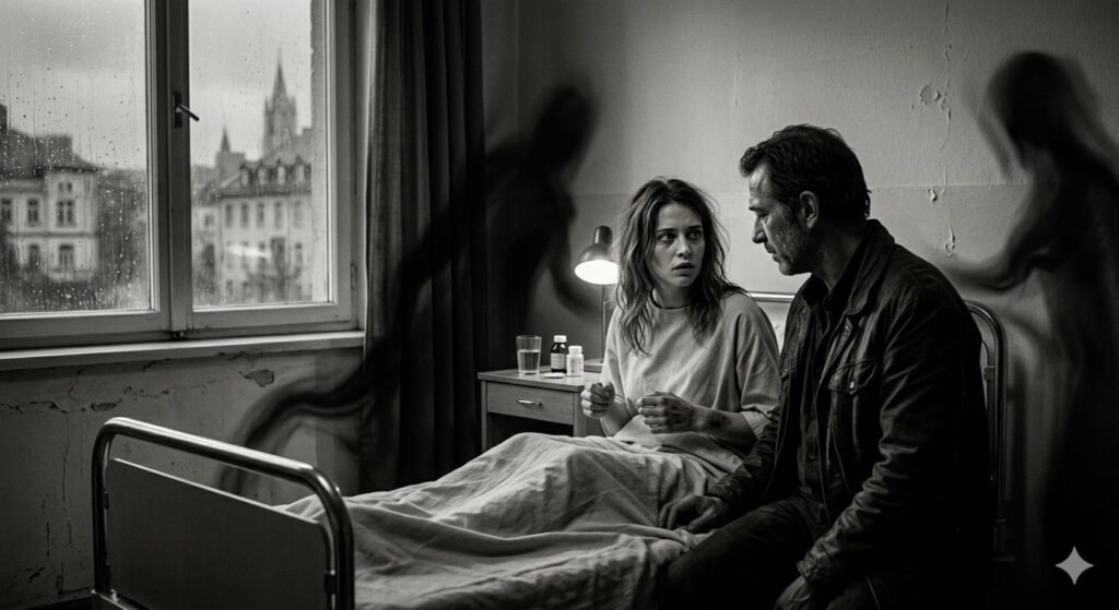 Soline's mysterious handprint bruises and signs of a soul under attack.