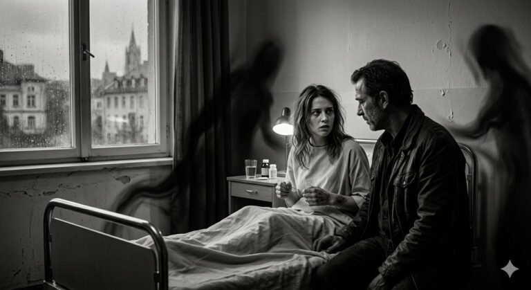 Soline's mysterious handprint bruises and signs of a soul under attack.