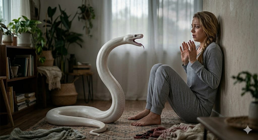 Serpent entrant dans la maison en rêve – symbole spirituel et avertissement