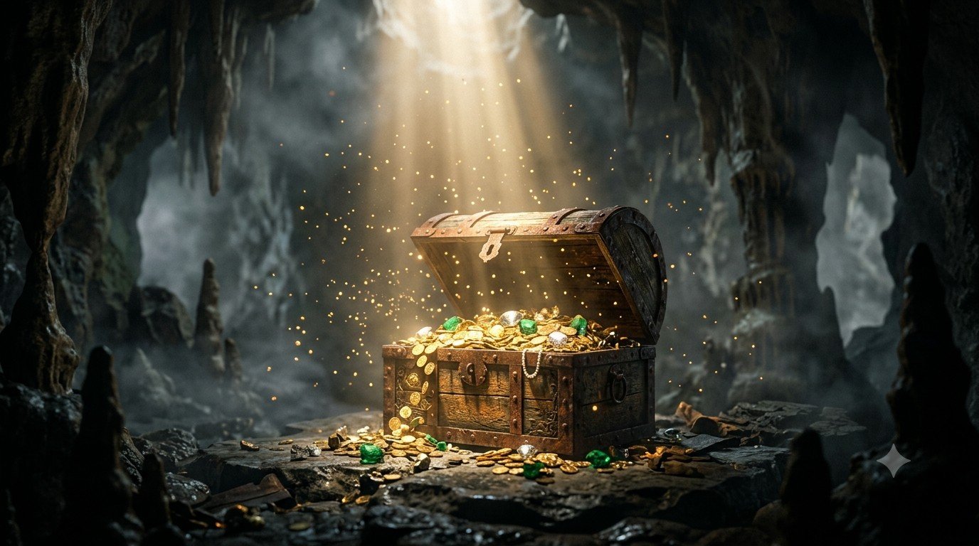 finding treasure in a dream Islam meaning — spiritual symbol of hidden blessing, divine provision and abundance