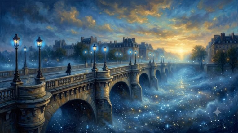 traverser un pont en rêve signification islam — symbole spirituel de transition, passage et seuil divin