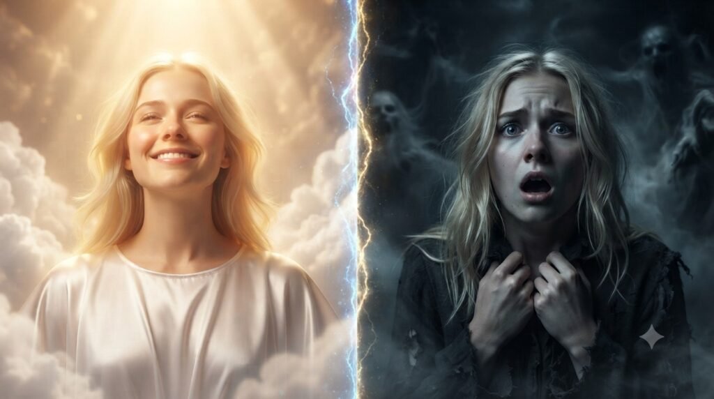 J'ai vu ma mère en rêve — lumière et obscurité, les deux visages d'une visite spirituelle