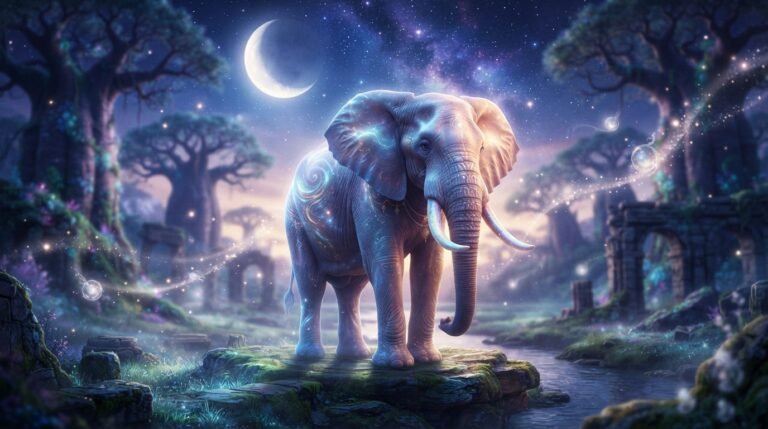 dromen over een olifant — symbool van macht en last