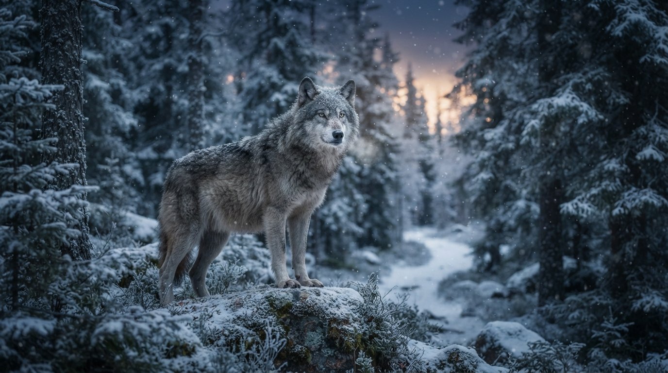 dromen over een wolf — symbool van dreiging en kracht