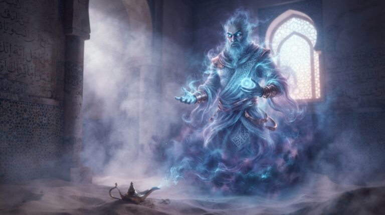 een djinn zien in een droom — symbool van beproeving en verborgen invloed