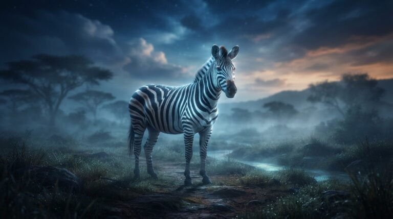 Zebra dream meaning: a herd of zebras grazing at sunset